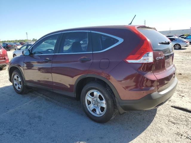 5J6RM3H3XEL006125 - 2014 HONDA CR-V LX MAROON photo 2