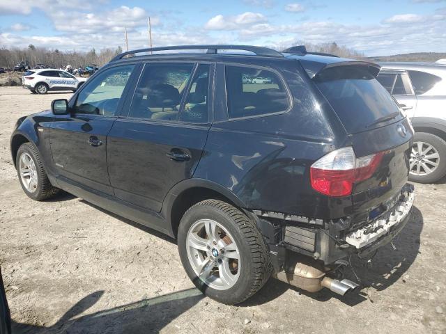 WBXPC93409WJ30513 - 2009 BMW X3 XDRIVE30I BLACK photo 2