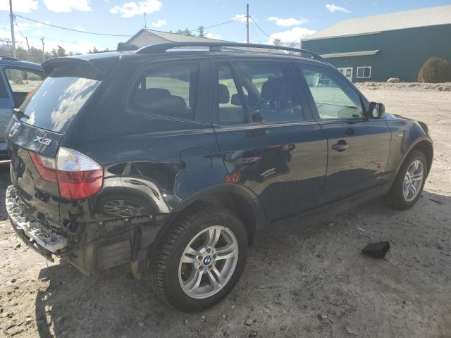 WBXPC93409WJ30513 - 2009 BMW X3 XDRIVE30I BLACK photo 3