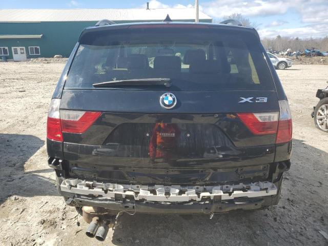 WBXPC93409WJ30513 - 2009 BMW X3 XDRIVE30I BLACK photo 6