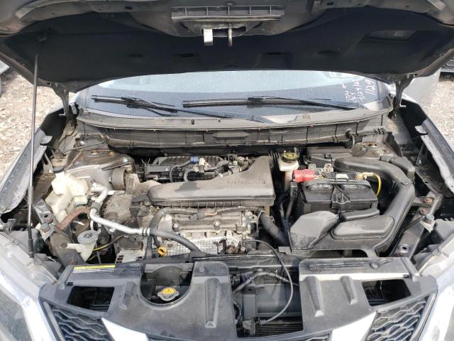 KNMAT2MV7GP732589 - 2016 NISSAN ROGUE S GRAY photo 12