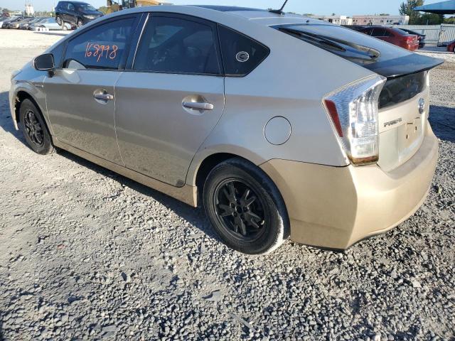 JTDKN3DU5A0113680 - 2010 TOYOTA PRIUS TAN photo 2