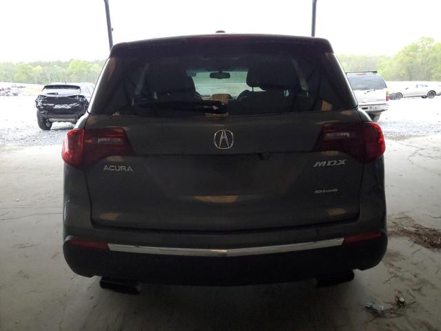 2HNYD2H40AH506588 - 2010 ACURA MDX TECHNOLOGY GRAY photo 6