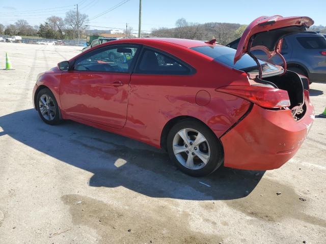 KMHDH6AE0DU016801 - 2013 HYUNDAI ELANTRA GS RED photo 2