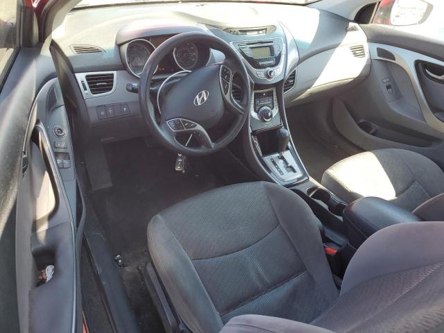 KMHDH6AE0DU016801 - 2013 HYUNDAI ELANTRA GS RED photo 8