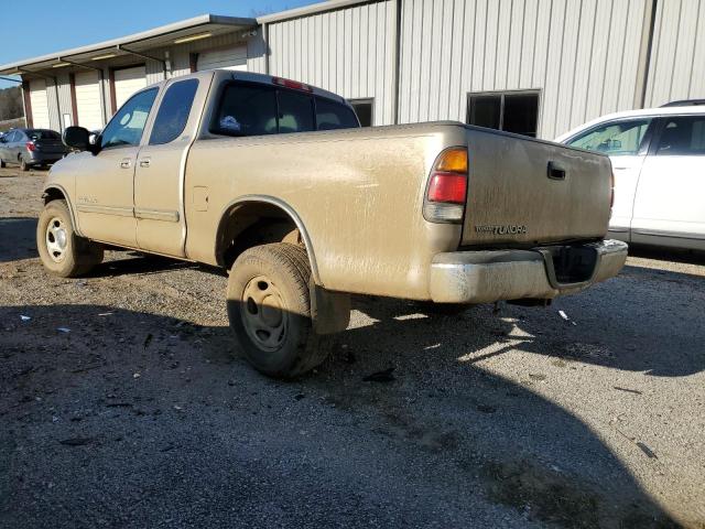 5TBRN34163S391128 - 2003 TOYOTA TUNDRA ACCESS CAB SR5 GOLD photo 2