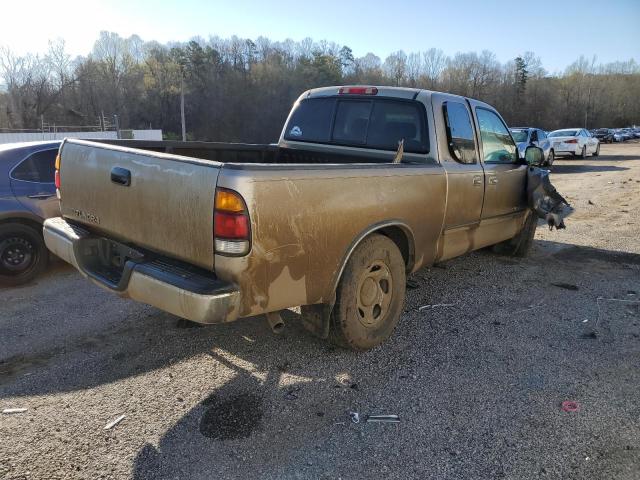 5TBRN34163S391128 - 2003 TOYOTA TUNDRA ACCESS CAB SR5 GOLD photo 3