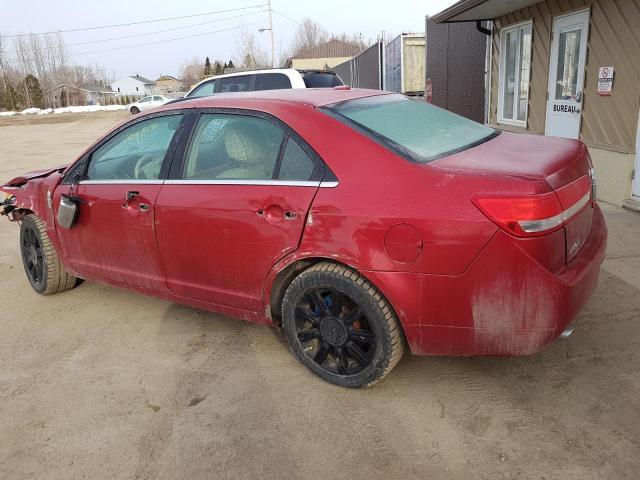 3LNHL2GC0AR658467 - 2010 LINCOLN MKZ RED photo 2