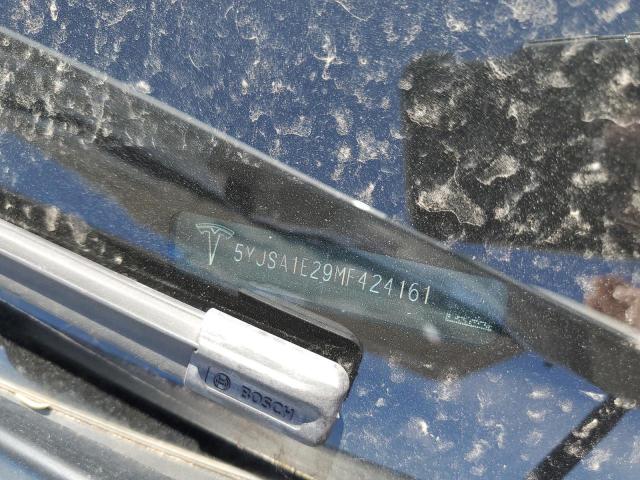 5YJSA1E29MF424161 - 2021 TESLA MODEL S Սպիտակ լուսանկար 12