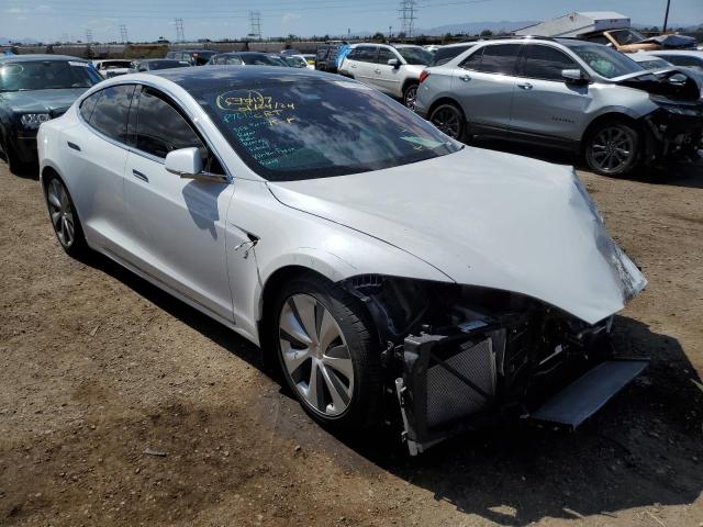 5YJSA1E29MF424161 - 2021 TESLA MODEL S Սպիտակ լուսանկար 4