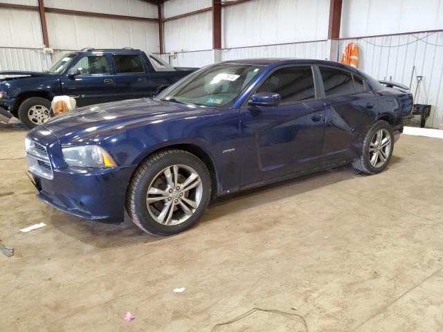 2C3CDXDT6EH109049 - 2014 DODGE CHARGER R/T BLUE photo 1