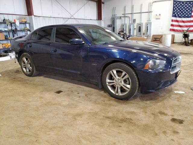 2C3CDXDT6EH109049 - 2014 DODGE CHARGER R/T BLUE photo 4