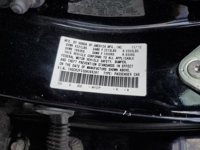 1HGCR2F50DA069287 - 2013 HONDA ACCORD SPORT BLACK photo 13