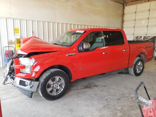 1FTEW1EG1HKC54073 - 2017 FORD F150 SUPERCREW RED photo 1