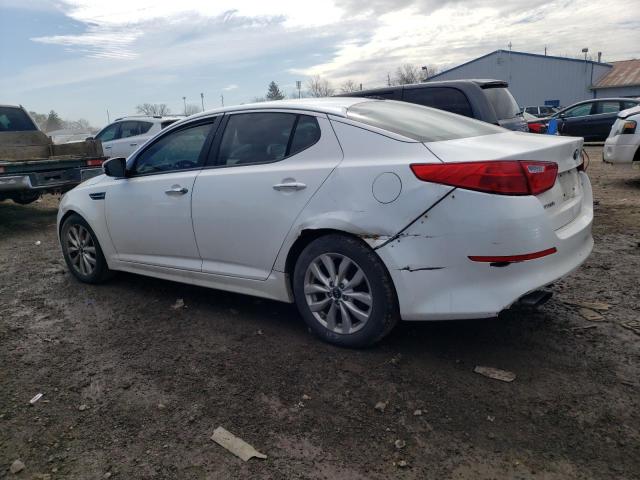 KNAGM4A77F5628779 - 2015 KIA OPTIMA LX WHITE photo 2