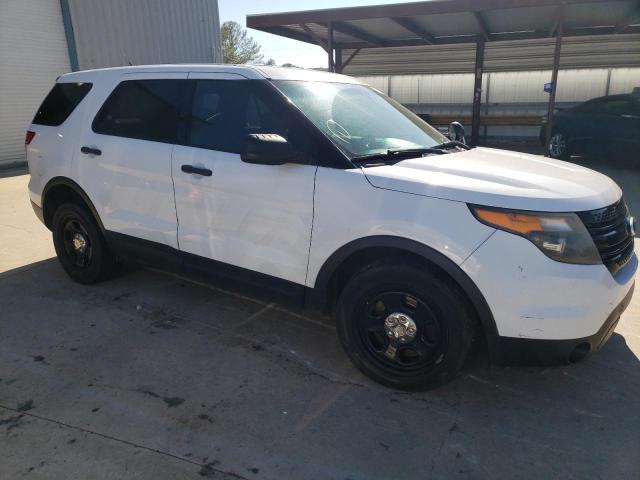 1FM5K8ARXEGA80591 - 2014 FORD EXPLORER POLICE INTERCEPTOR أبيض صورة 4