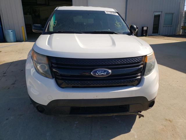 1FM5K8ARXEGA80591 - 2014 FORD EXPLORER POLICE INTERCEPTOR WHITE photo 5