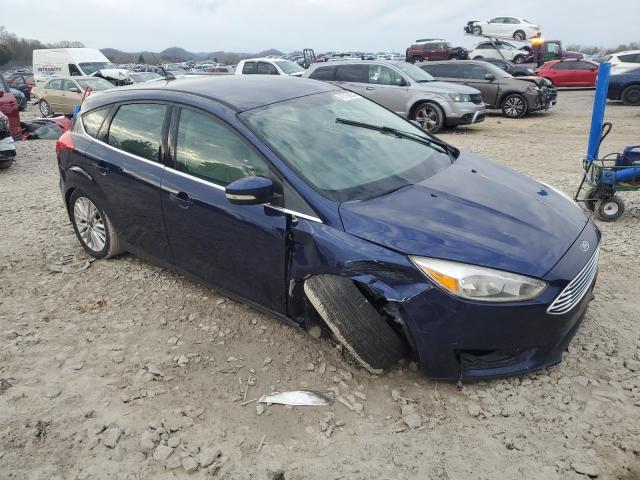 1FADP3N22GL222613 - 2016 FORD FOCUS TITANIUM BLUE photo 4