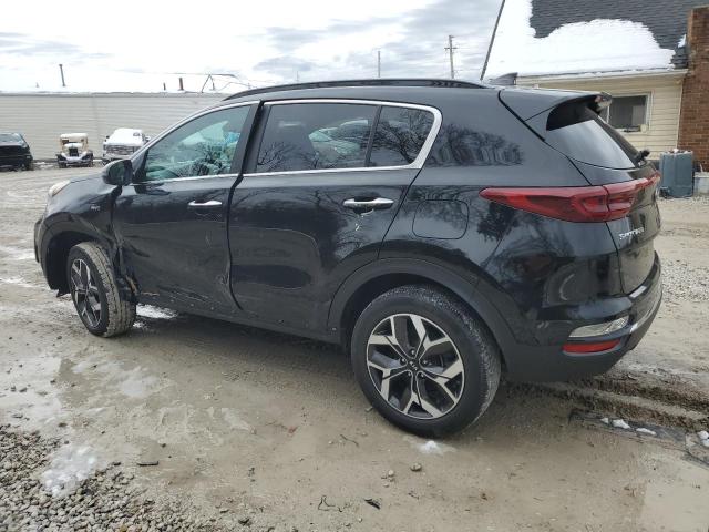 KNDPNCAC3N7962446 - 2022 KIA SPORTAGE EX BLACK photo 2