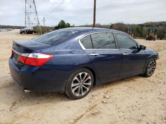 1HGCR2F56FA096738 - 2015 HONDA ACCORD SPORT BLUE photo 3