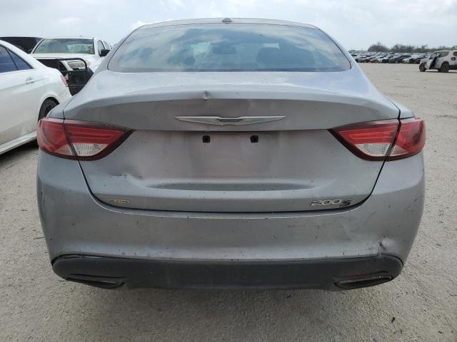 1C3CCCBB4FN590322 - 2015 CHRYSLER 200 S GRAY photo 6