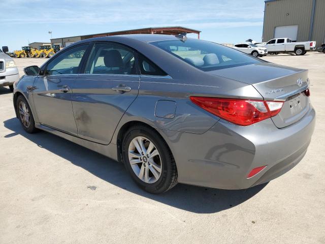 5NPEB4AC7EH916071 - 2014 HYUNDAI SONATA GLS GRAY photo 2