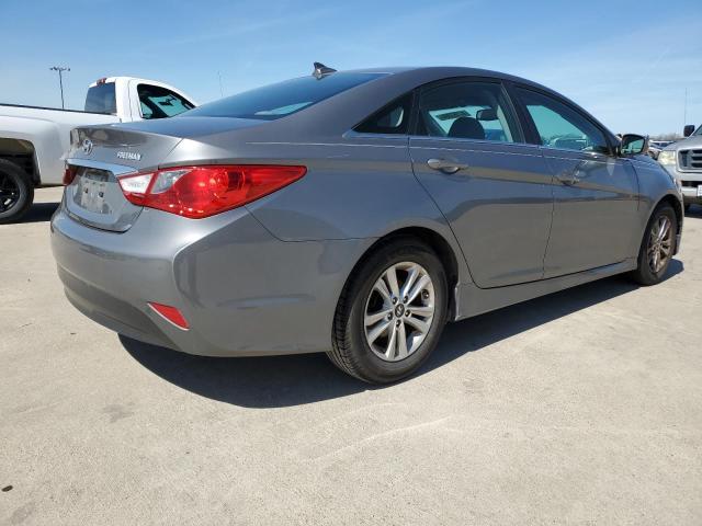 5NPEB4AC7EH916071 - 2014 HYUNDAI SONATA GLS GRAY photo 3