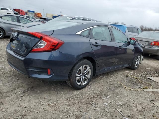 2HGFC2F57JH595816 - 2018 HONDA CIVIC LX BLUE photo 3