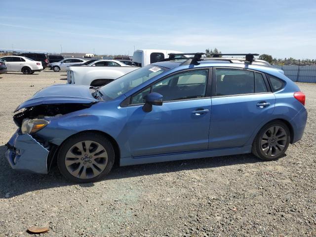 JF1GPAU64F8294226 - 2015 SUBARU IMPREZA SPORT BLUE photo 1