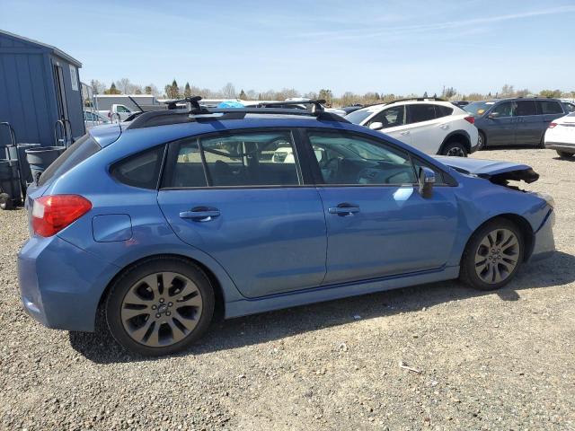 JF1GPAU64F8294226 - 2015 SUBARU IMPREZA SPORT BLUE photo 3