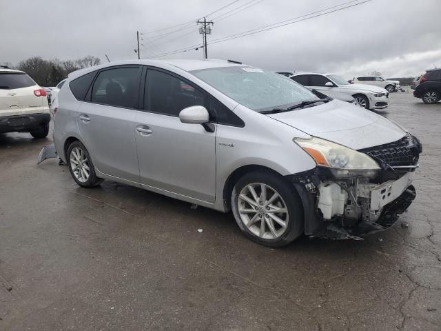 JTDZN3EU0C3022542 - 2012 TOYOTA PRIUS V SILVER photo 4