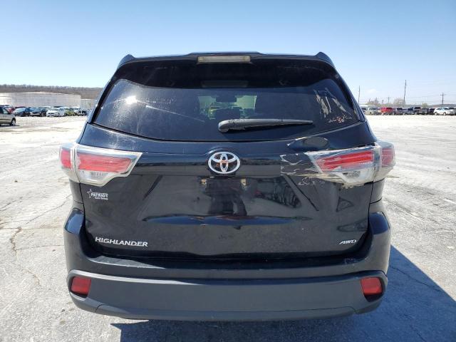 5TDBKRFH3GS269928 - 2016 TOYOTA HIGHLANDER LE BLACK photo 6