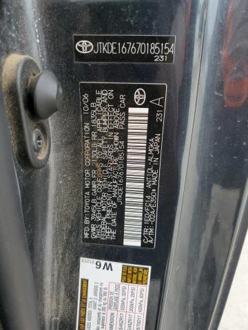 JTKDE167670185154 - 2007 TOYOTA SCION TC 灰色 照片 12