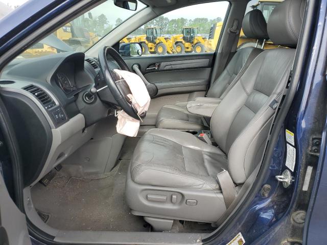 5J6RE48709L055376 - 2009 HONDA CR-V EXL BLUE photo 7