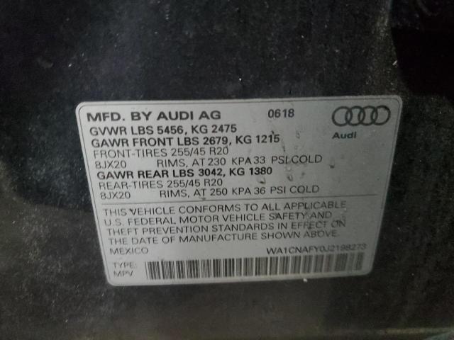 WA1CNAFY0J2198273 - 2018 AUDI Q5 PRESTIGE 石墨色 照片 13