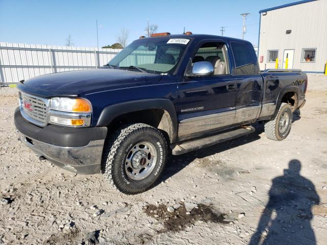 1GTHK29G91E180284 - 2001 GMC SIERRA K2500 HEAVY DUTY BLUE photo 1