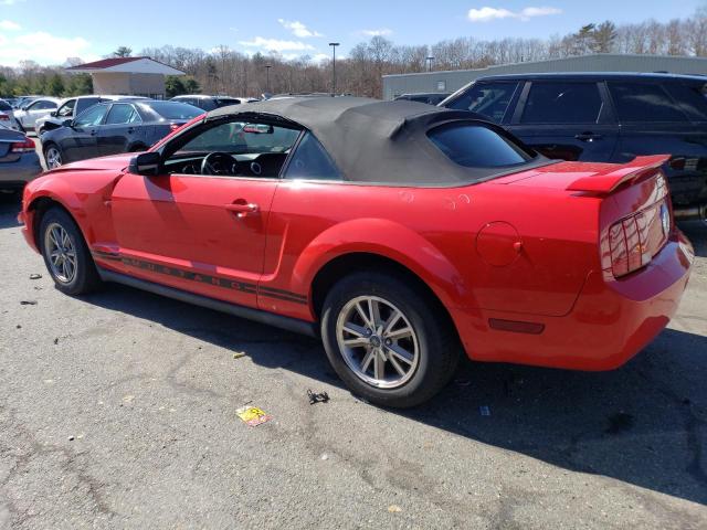 1ZVFT84N655232227 - 2005 FORD MUSTANG RED photo 2