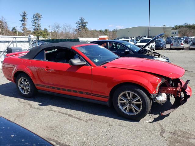 1ZVFT84N655232227 - 2005 FORD MUSTANG RED photo 4
