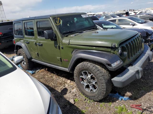 1C4HJXFN3MW722190 - 2021 JEEP WRANGLER RUBICON GREEN photo 4