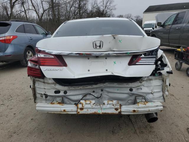 1HGCR2F76HA078776 - 2017 HONDA ACCORD EX WHITE photo 6