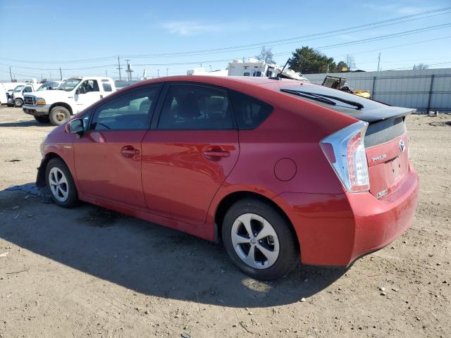 JTDKN3DU6F0484385 - 2015 TOYOTA PRIUS RED photo 2