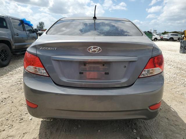 KMHCT4AE3DU494080 - 2013 HYUNDAI ACCENT GLS GRAY photo 6