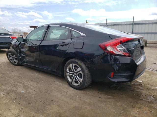 19XFC2F56JE003753 - 2018 HONDA CIVIC LX BLACK photo 2