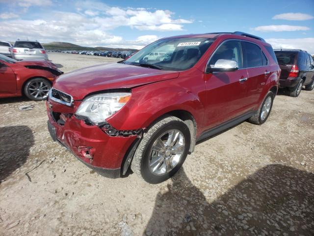 2GNFLHE37E6201662 - 2014 CHEVROLET EQUINOX LTZ RED photo 1