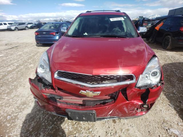 2GNFLHE37E6201662 - 2014 CHEVROLET EQUINOX LTZ RED photo 5