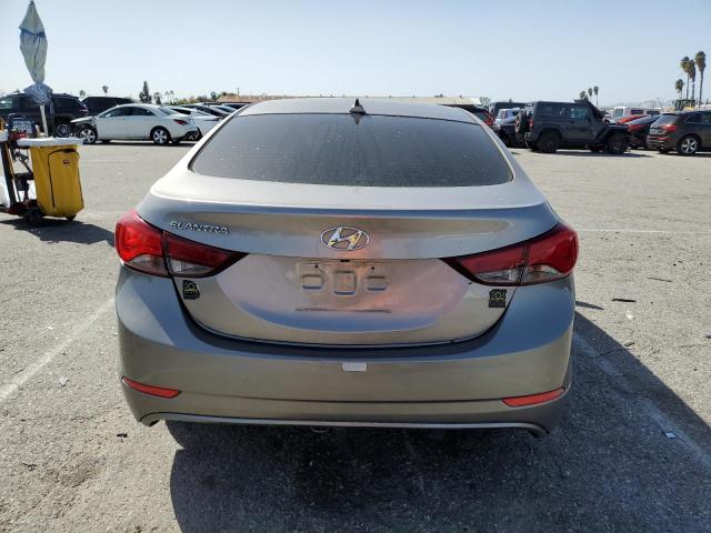 5NPDH4AE8GH711549 - 2016 HYUNDAI ELANTRA SE GRAY photo 6