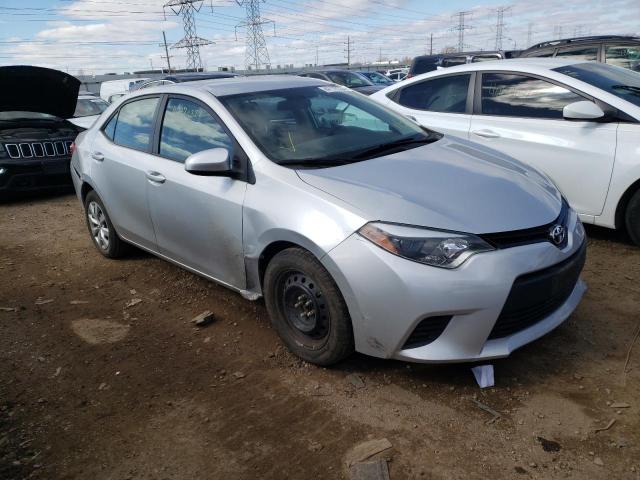 2T1BURHE7EC222422 - 2014 TOYOTA COROLLA L SILVER photo 4