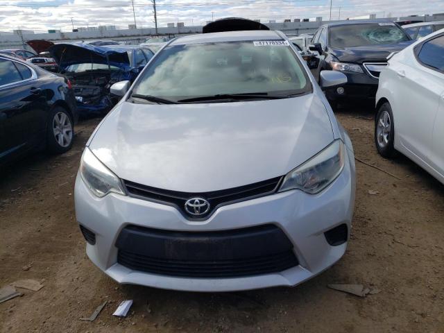 2T1BURHE7EC222422 - 2014 TOYOTA COROLLA L SILVER photo 5