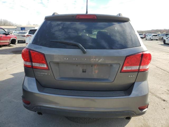 3C4PDDBG4DT725386 - 2013 DODGE JOURNEY SXT GRAY photo 6