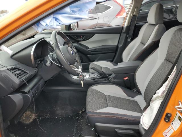 JF2GTACC8K8210644 - 2019 SUBARU CROSSTREK PREMIUM ORANGE photo 7